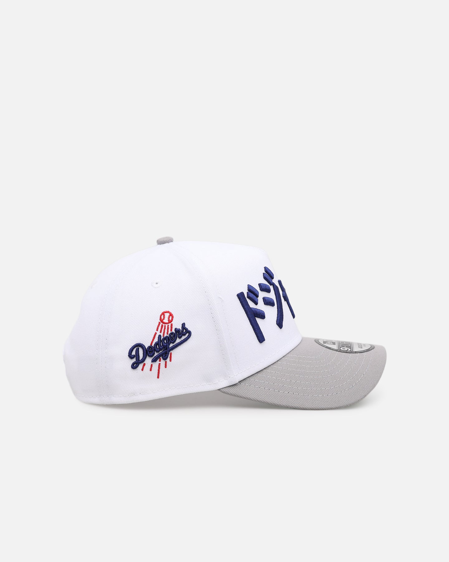 New Era Los Angeles Dodgers 'Japan Pack' Kanji 9FORTY A-Frame Snapback White/Grey