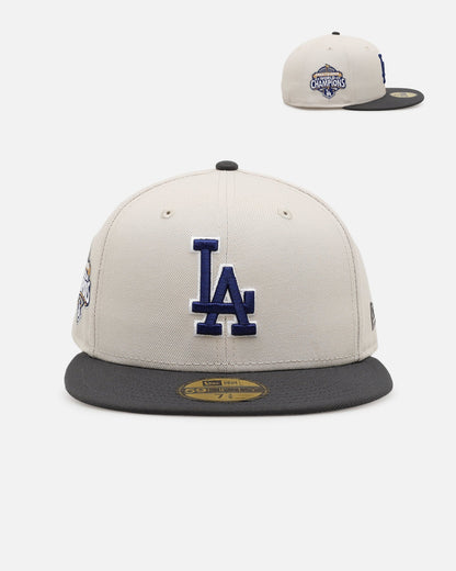 New Era Los Angeles Dodgers '2025 World Series Champions' 59FIFTY Fitted Stone