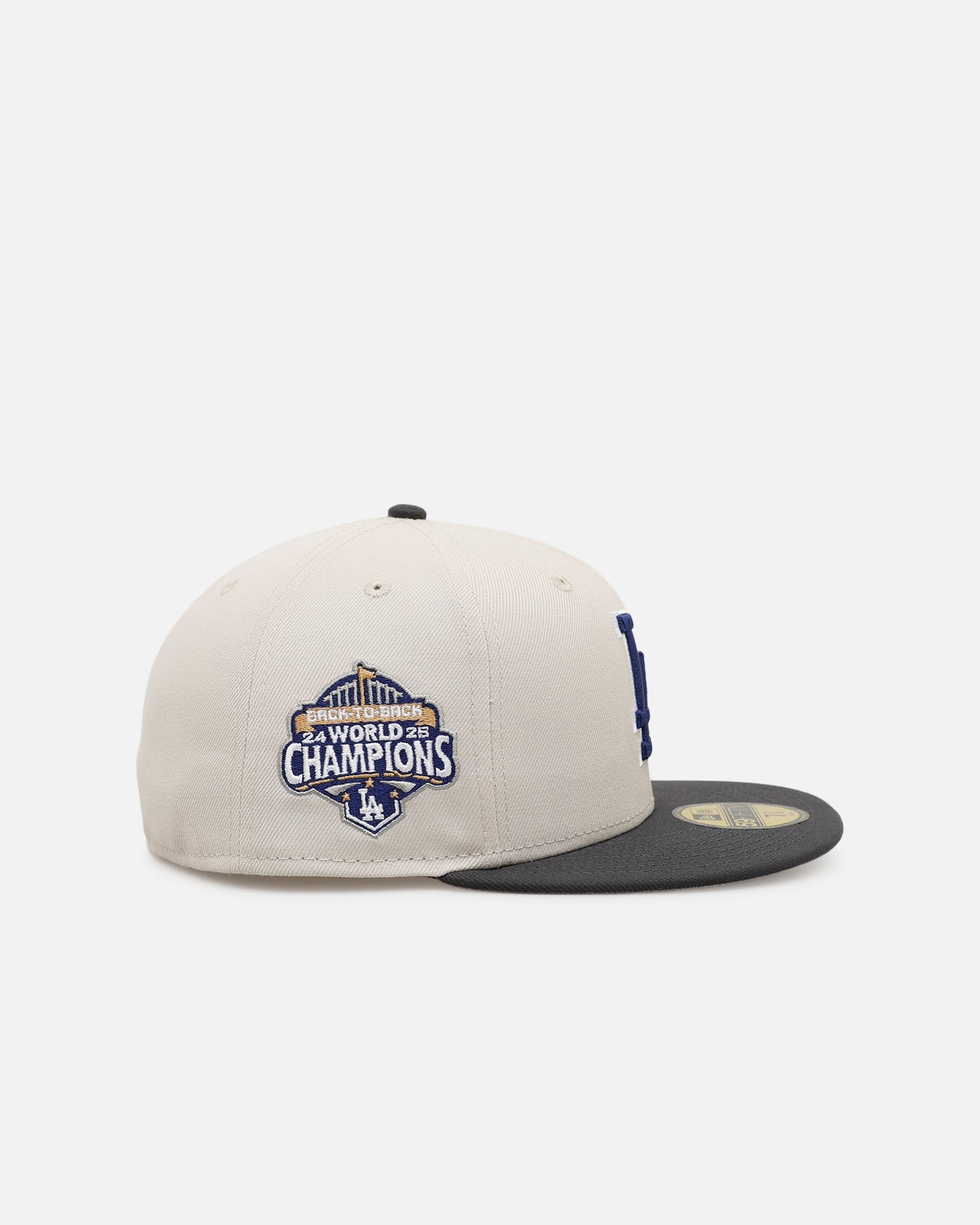 New Era Los Angeles Dodgers '2025 World Series Champions' 59FIFTY Fitted Stone