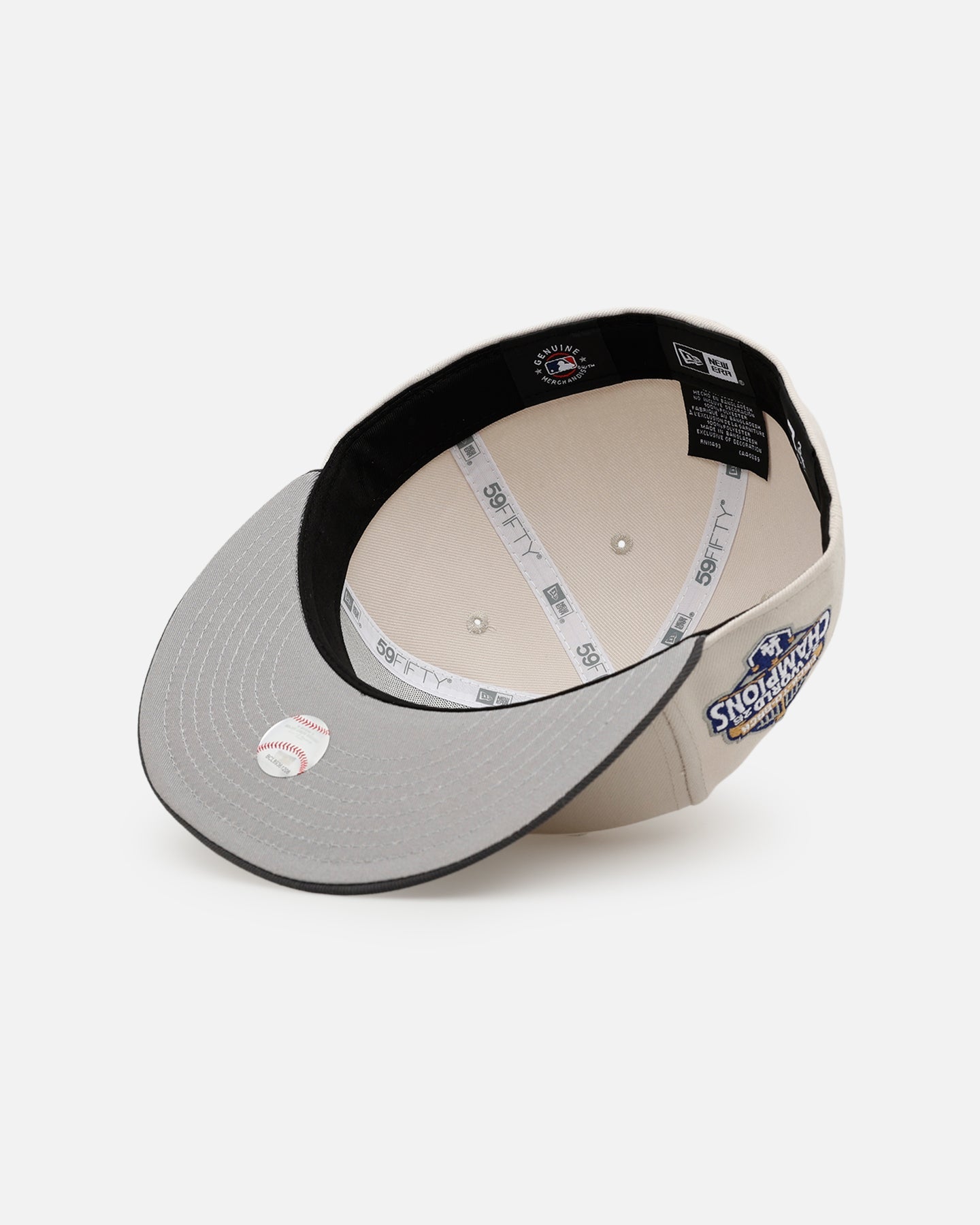 New Era Los Angeles Dodgers '2025 World Series Champions' 59FIFTY Fitted Stone