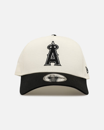 New Era Los Angeles Angels 'Easy Chrome Black' 9FORTY A-Frame Snapback Chrome/Black