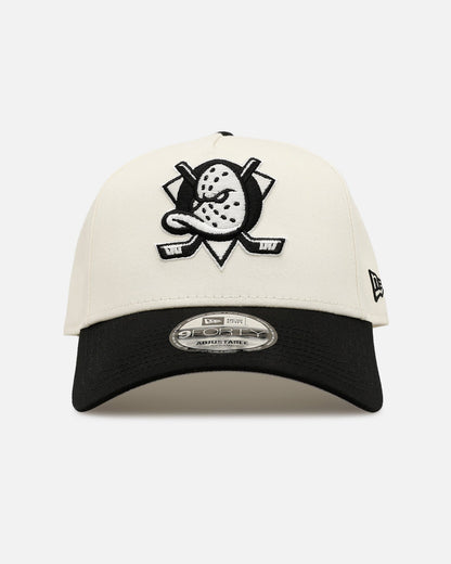 New Era Anaheim Ducks 'Easy Chrome Black' 9FORTY A-Frame Snapback Chrome/Black