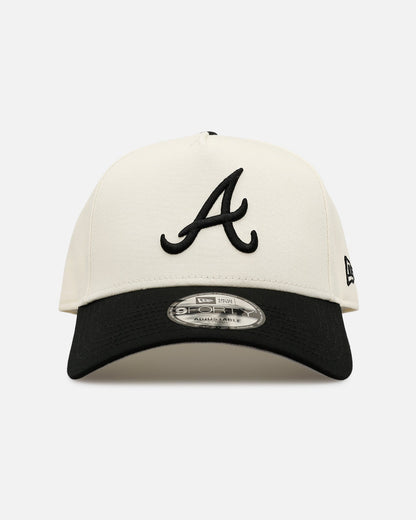 New Era Atlanta Braves 'Easy Chrome Black' 9FORTY A-Frame Snapback Chrome/Black