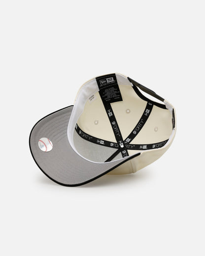 New Era Atlanta Braves 'Easy Chrome Black' 9FORTY A-Frame Snapback Chrome/Black