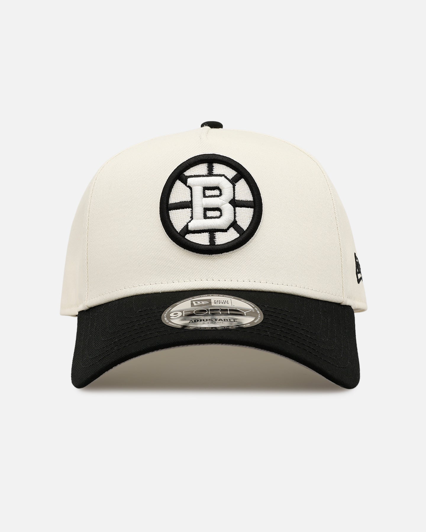 New Era Boston Bruins 'Easy Chrome Black' 9FORTY A-Frame Snapback Chrome/Black