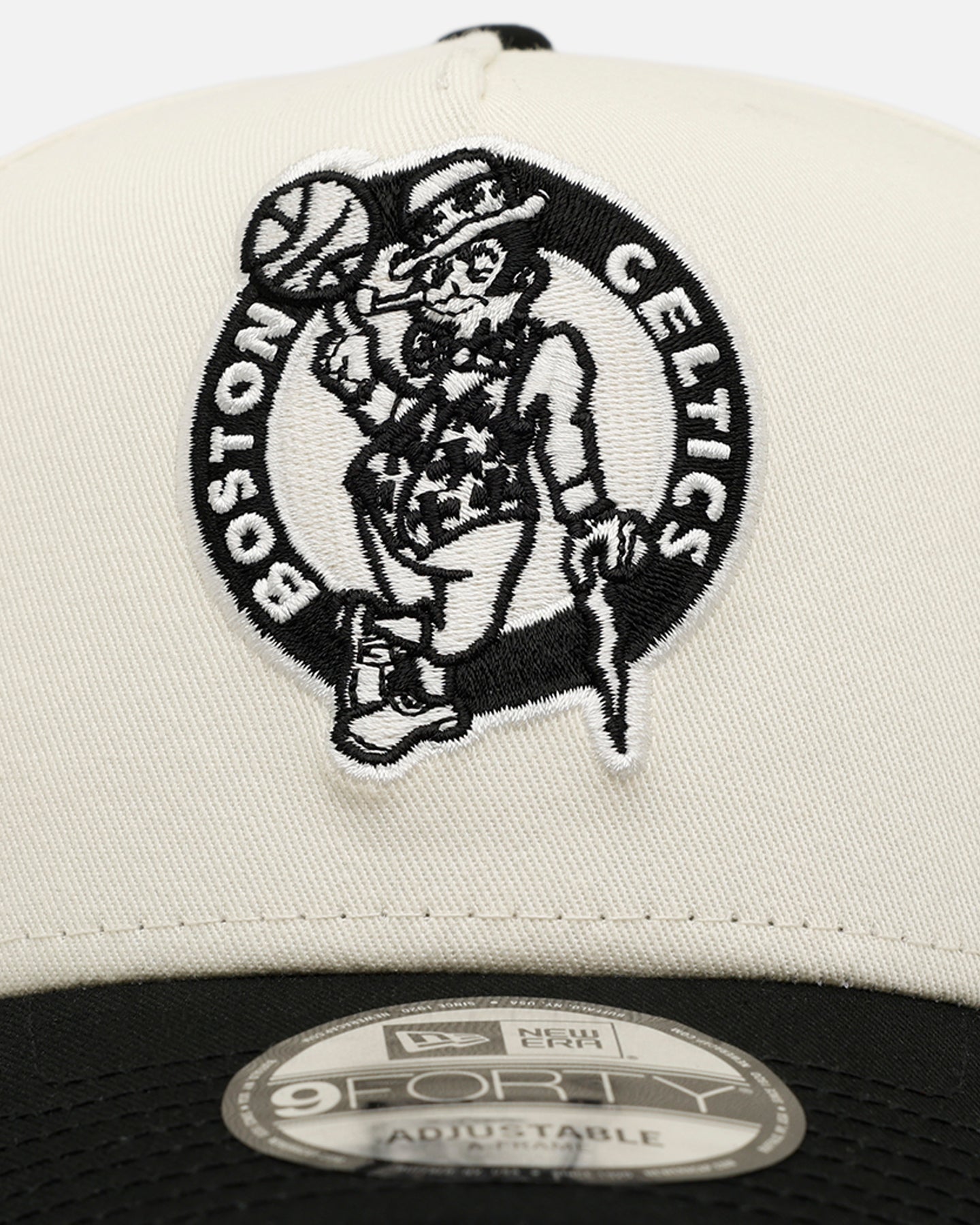 New Era Boston Celtics 'Easy Chrome Black' 9FORTY A-Frame Snapback Chrome/Black