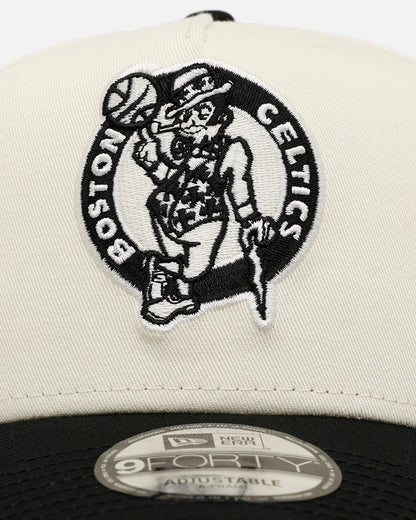 New Era Boston Celtics 'Easy Chrome Black' 9FORTY A-Frame Snapback Chrome/Black