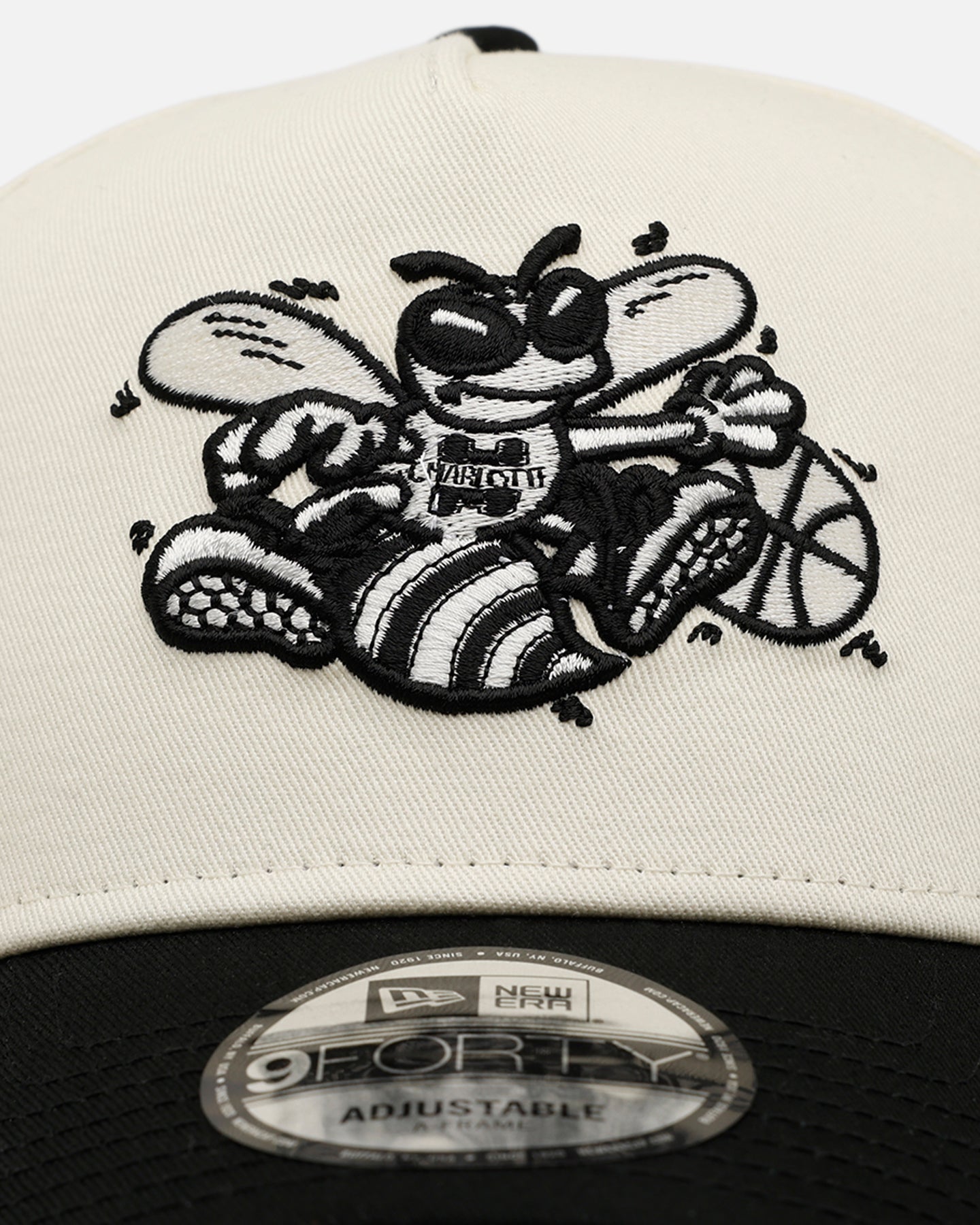 New Era Charlotte Hornets 'Easy Chrome Black' 9FORTY A-Frame Snapback Chrome/Black
