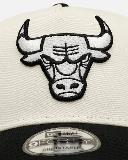 New Era Chicago Bulls 'Easy Chrome Black' 9FORTY A-Frame Snapback Chrome/Black