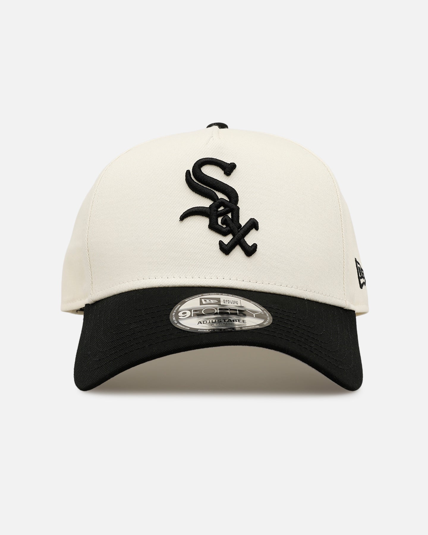 New Era Chicago White Sox 'Easy Chrome Black' 9FORTY A-Frame Snapback Chrome/Black