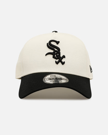 New Era Chicago White Sox 'Easy Chrome Black' 9FORTY A-Frame Snapback Chrome/Black