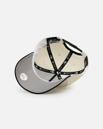 New Era Chicago White Sox 'Easy Chrome Black' 9FORTY A-Frame Snapback Chrome/Black