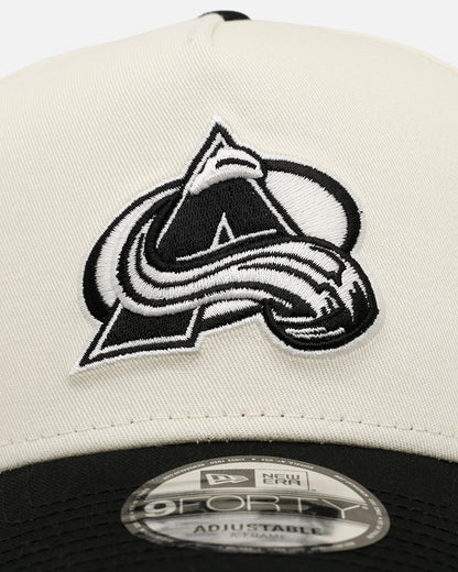 New Era Colorado Avalanche 'Easy Chrome Black' 9FORTY A-Frame Snapback Chrome/Black