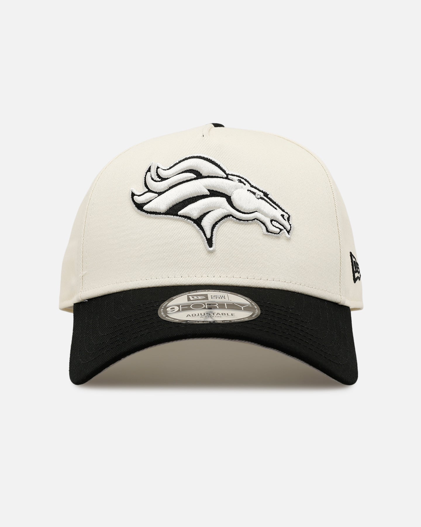 New Era Denver Broncos 'Easy Chrome Black' 9FORTY A-Frame Snapback Chrome/Black