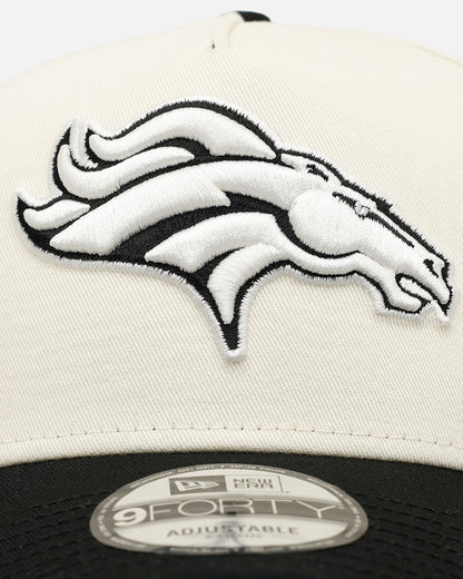 New Era Denver Broncos 'Easy Chrome Black' 9FORTY A-Frame Snapback Chrome/Black