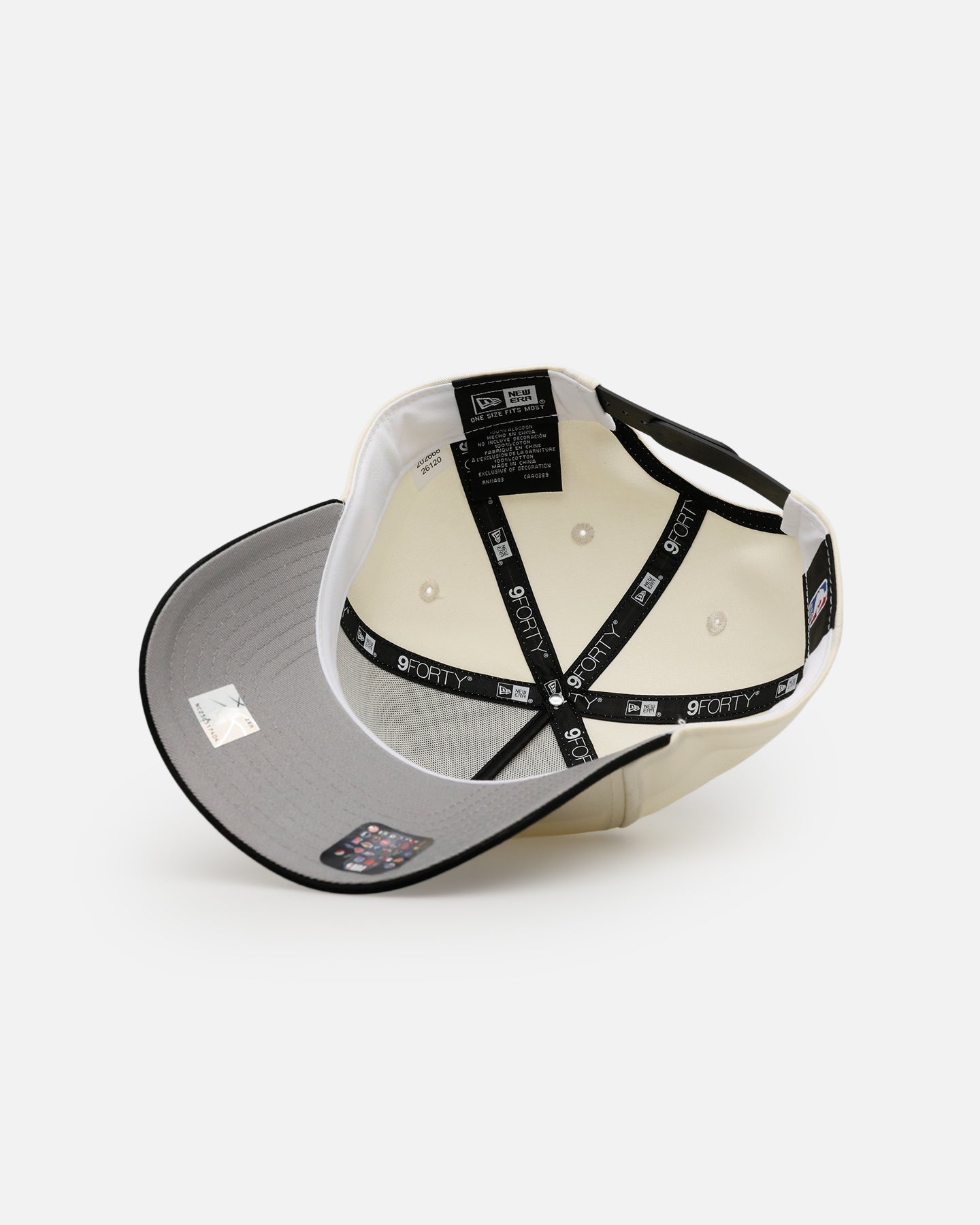 New Era Denver Nuggets 'Easy Chrome Black' 9FORTY A-Frame Snapback Chrome/Black