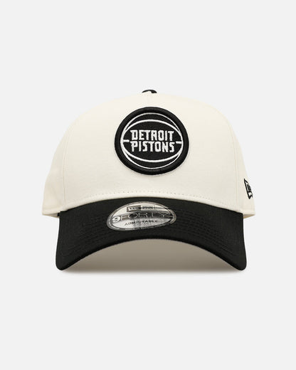 New Era Detroit Pistons 'Easy Chrome Black' 9FORTY A-Frame Snapback Chrome/Black