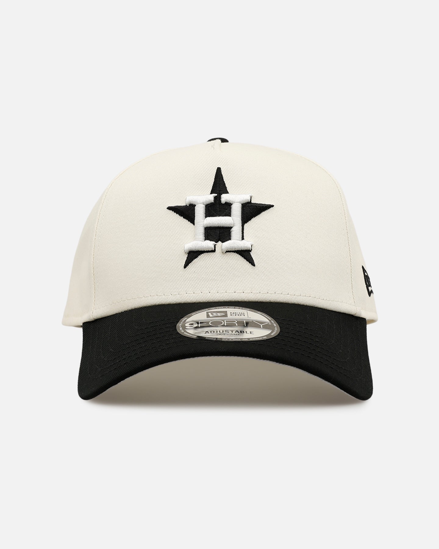 New Era Houston Astros 'Easy Chrome Black' 9FORTY A-Frame Snapback Chrome/Black