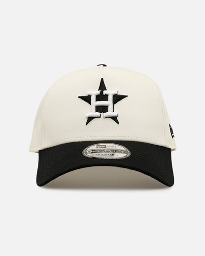New Era Houston Astros 'Easy Chrome Black' 9FORTY A-Frame Snapback Chrome/Black