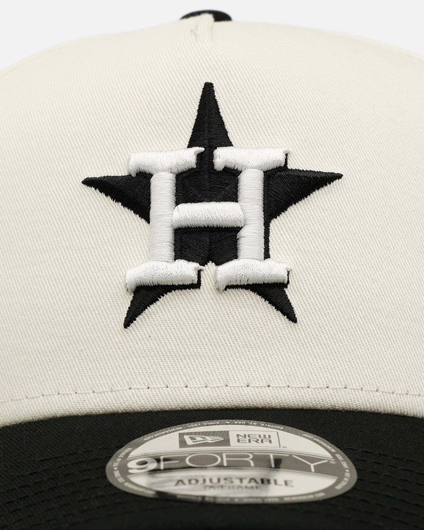 New Era Houston Astros 'Easy Chrome Black' 9FORTY A-Frame Snapback Chrome/Black