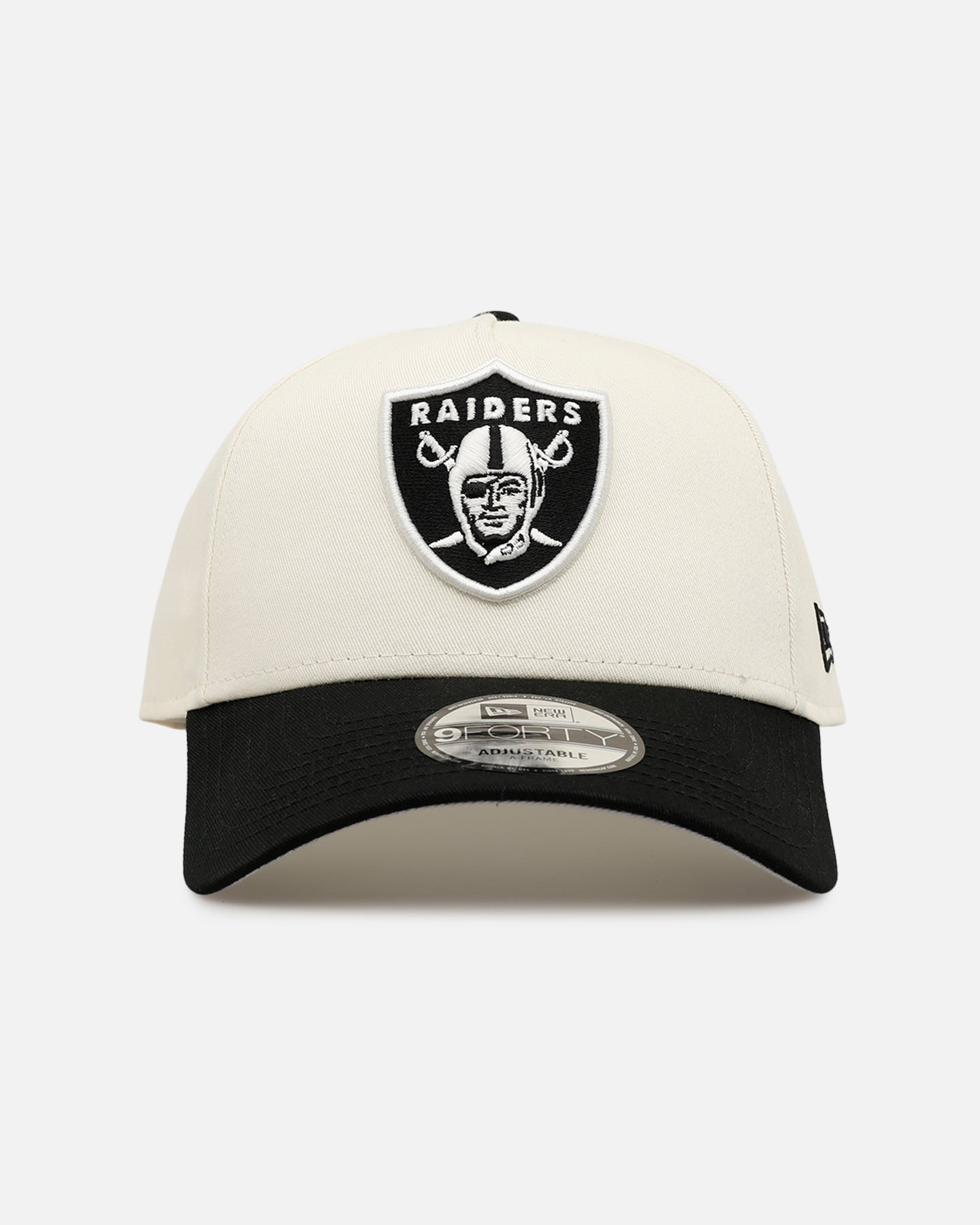 New Era Las Vegas Raiders 'Easy Chrome Black' 9FORTY A-Frame Snapback Chrome/Black
