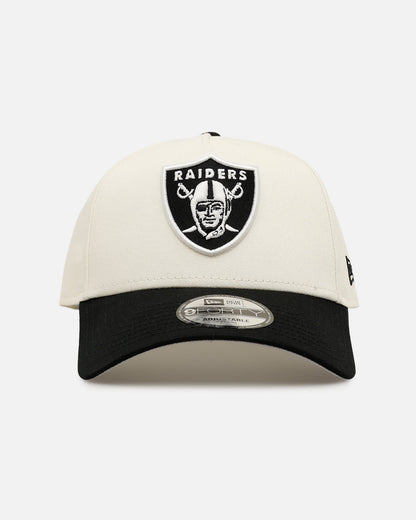 New Era Las Vegas Raiders 'Easy Chrome Black' 9FORTY A-Frame Snapback Chrome/Black