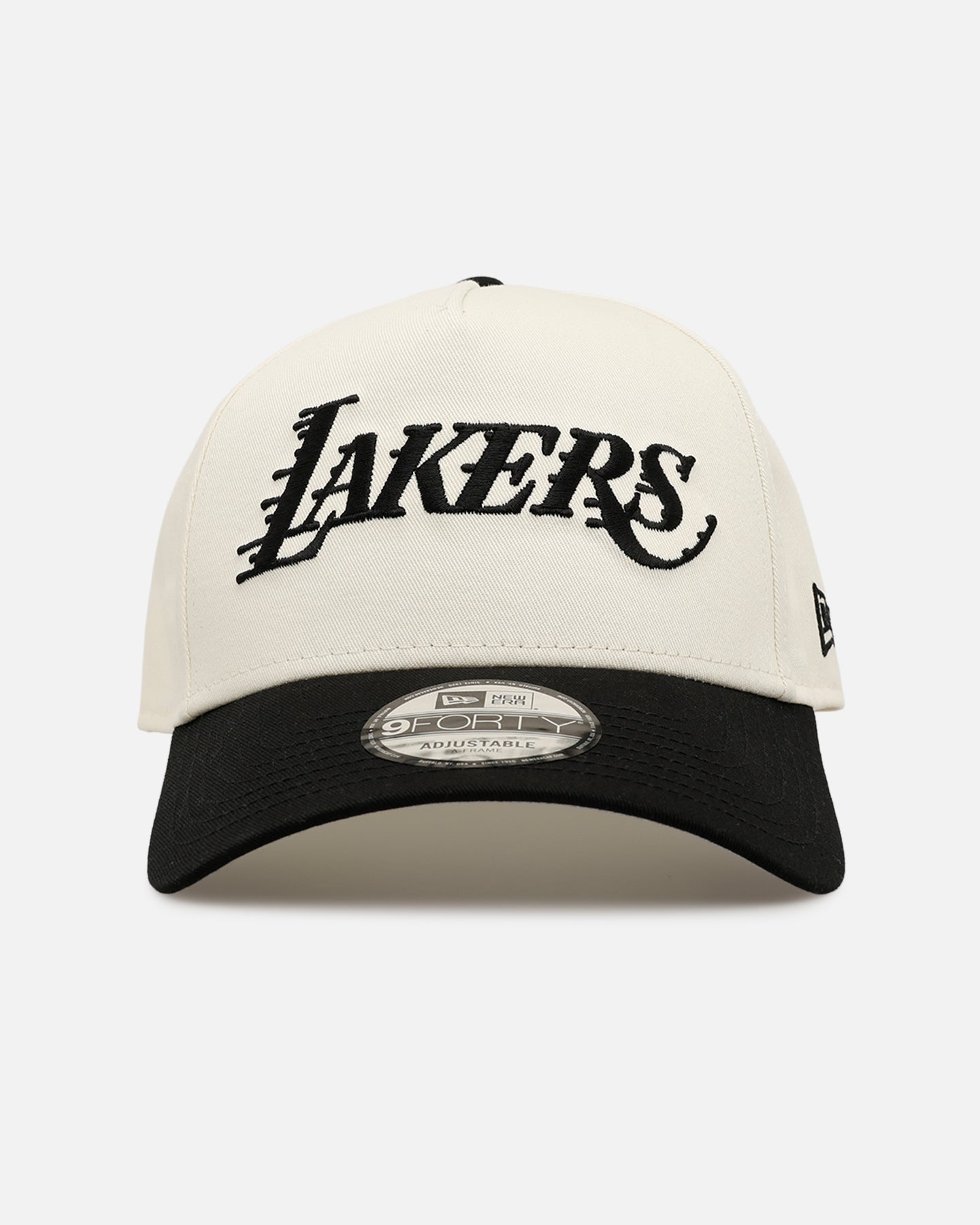 New Era Los Angeles Lakers 'Easy Chrome Black' 9FORTY A-Frame Snapback Chrome/Black
