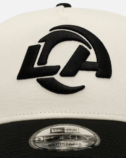 New Era Los Angeles Rams 'Easy Chrome Black' 9FORTY A-Frame Snapback Chrome/Black