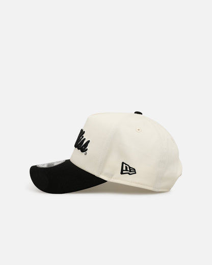 New Era Ole Miss Rebels 'Easy Chrome Black' 9FORTY A-Frame Snapback Chrome/Black
