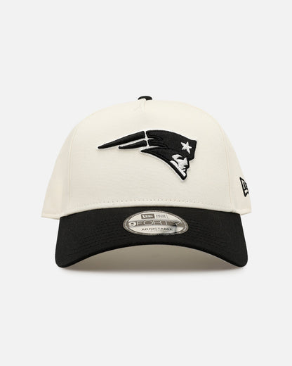 New Era New England Patriots 'Easy Chrome Black' 9FORTY A-Frame Snapback Chrome/Black