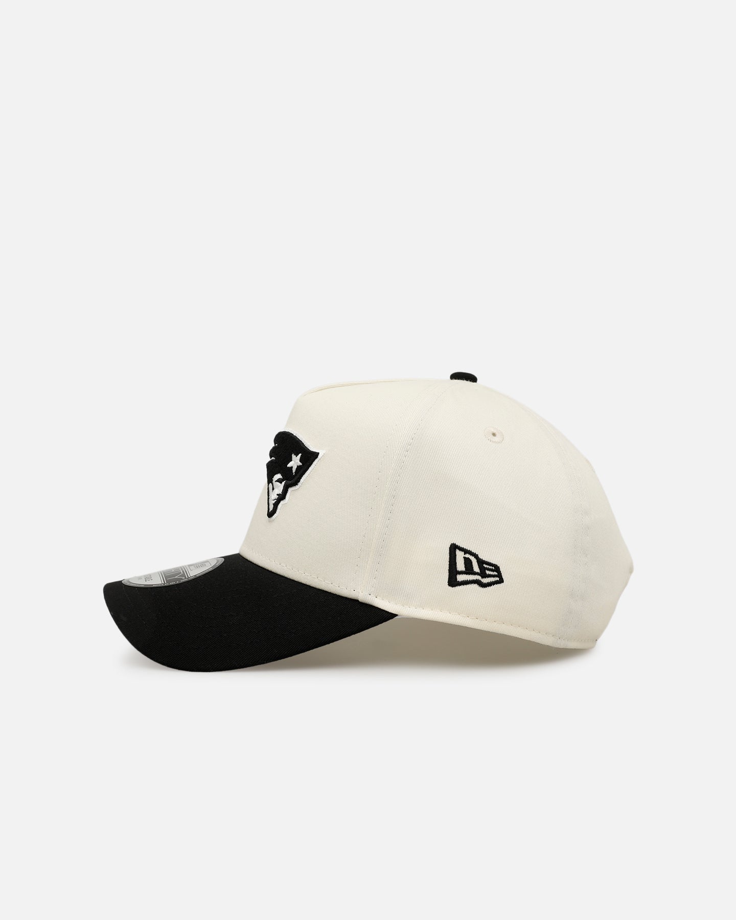 New Era New England Patriots 'Easy Chrome Black' 9FORTY A-Frame Snapback Chrome/Black