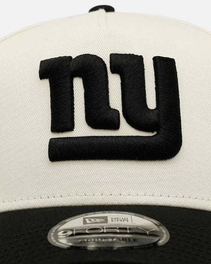New Era New York Giants 'Easy Chrome Black' 9FORTY A-Frame Snapback Chrome/Black