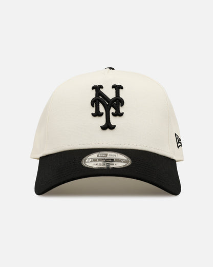 New Era New York Mets 'Easy Chrome Black' 9FORTY A-Frame Snapback Chrome/Black