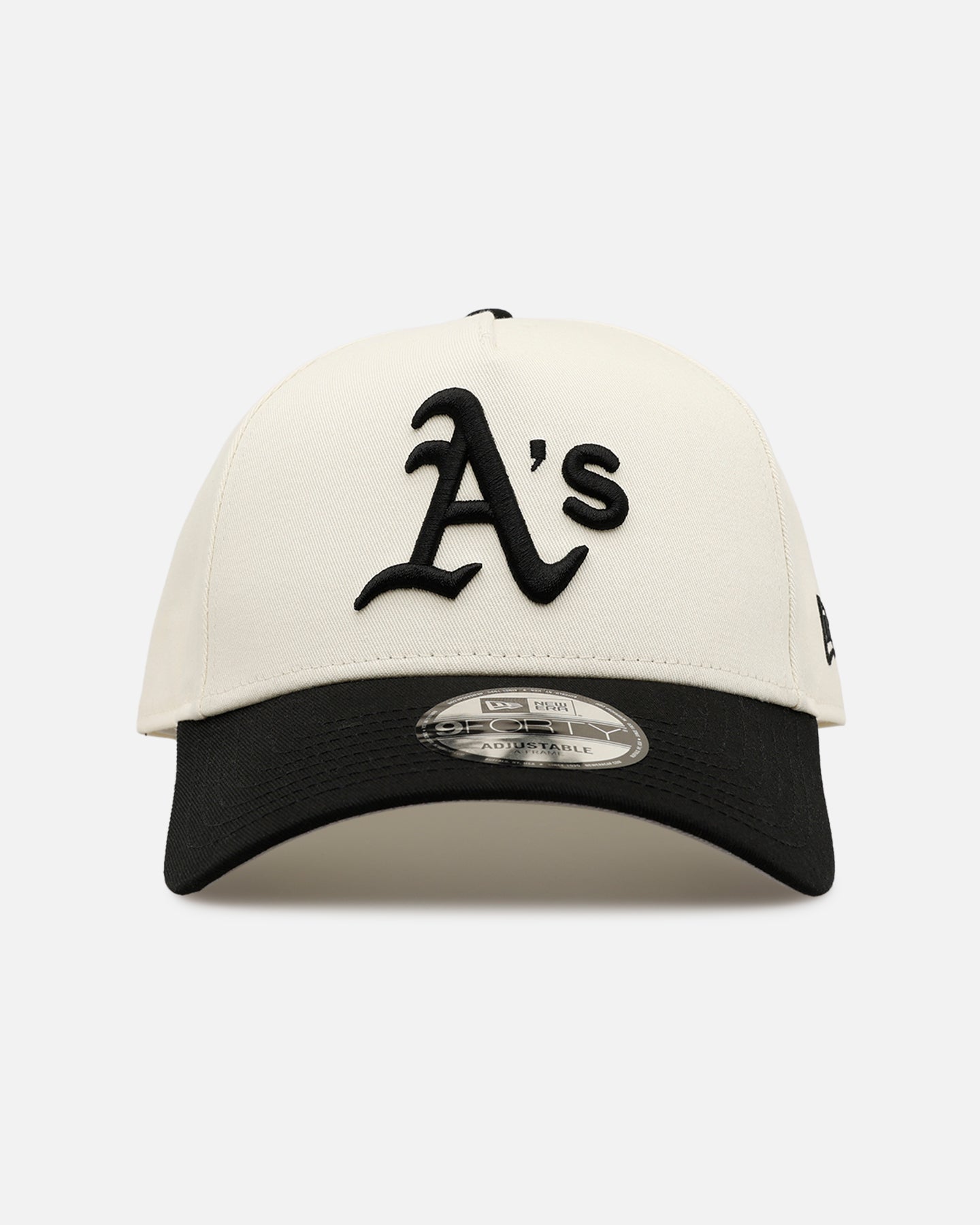 New Era Oakland Athletics 'Easy Chrome Black' 9FORTY A-Frame Snapback Chrome/Black
