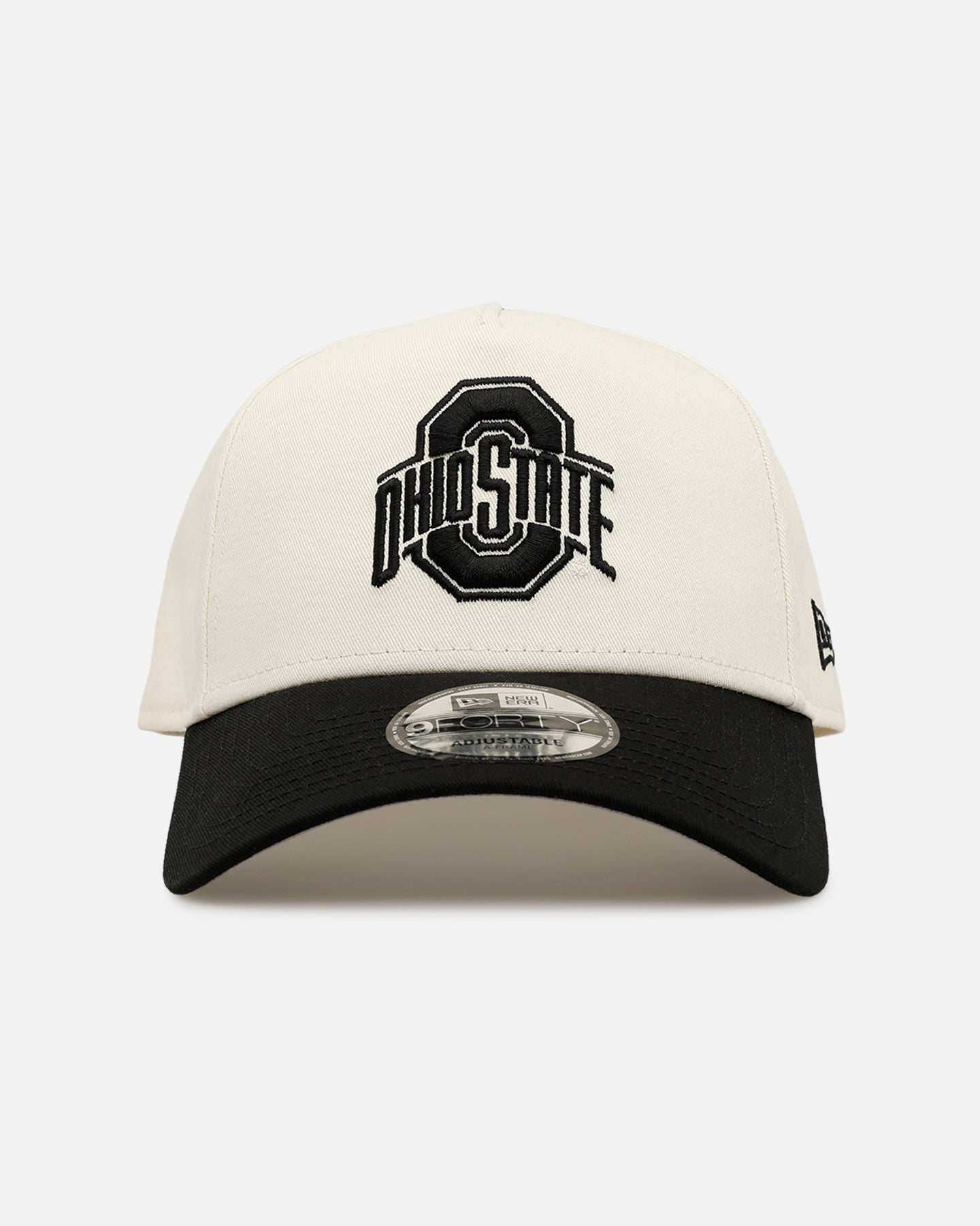 New Era Ohio State Buckeyes 'Easy Chrome Black' 9FORTY A-Frame Snapback Chrome/Black