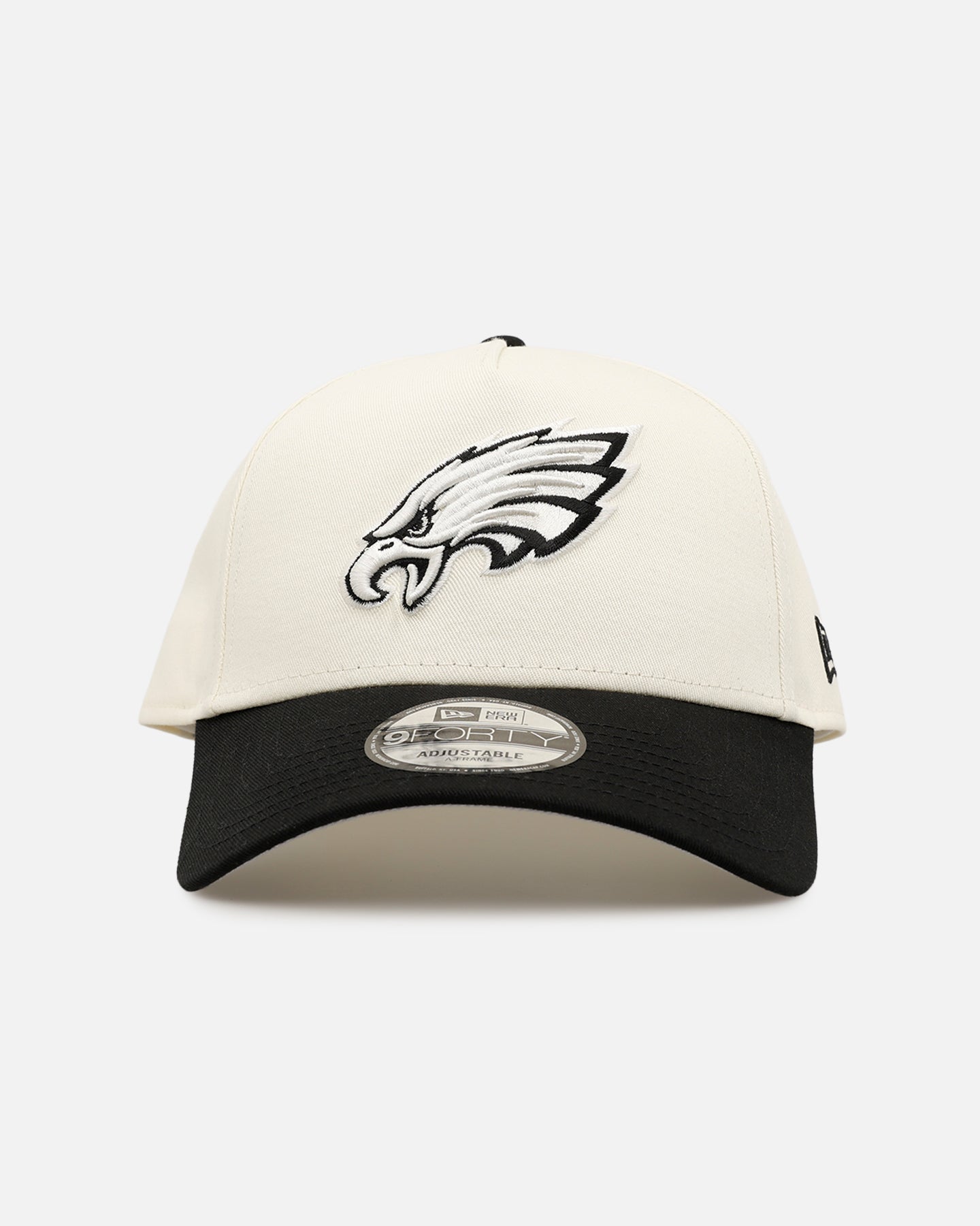 New Era Philadelphia Eagles 'Easy Chrome Black' 9FORTY A-Frame Snapback Chrome/Black