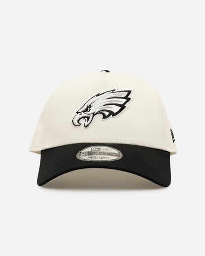 New Era Philadelphia Eagles 'Easy Chrome Black' 9FORTY A-Frame Snapback Chrome/Black