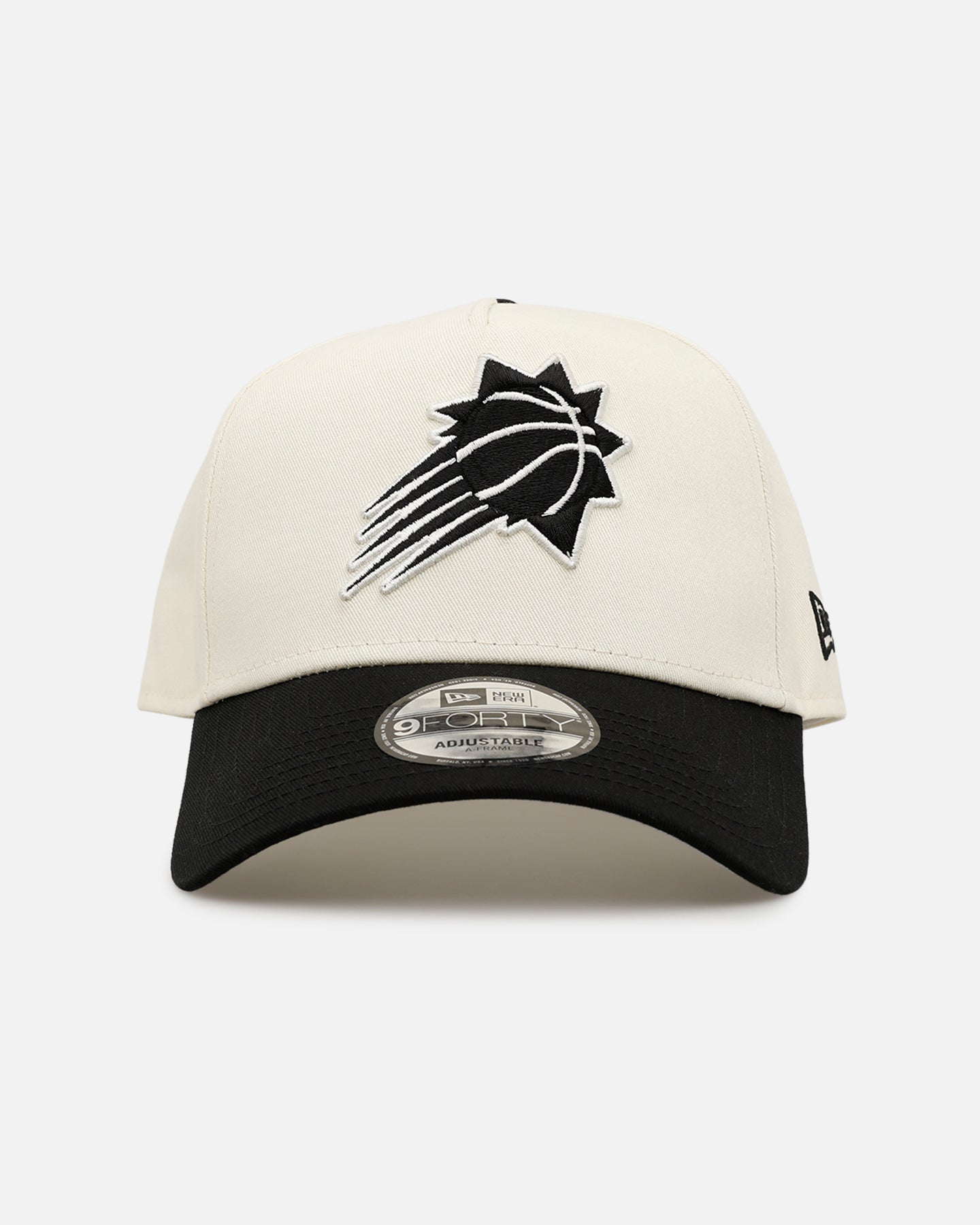 New Era Phoenix Suns 'Easy Chrome Black' 9FORTY A-Frame Snapback Chrome/Black
