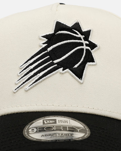 New Era Phoenix Suns 'Easy Chrome Black' 9FORTY A-Frame Snapback Chrome/Black