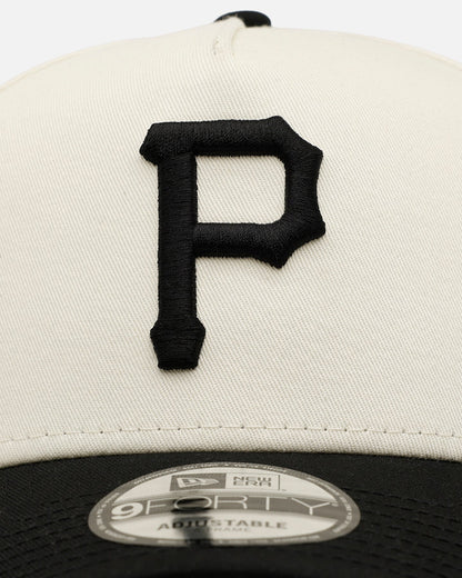 New Era Pittsburgh Pirates 'Easy Chrome Black' 9FORTY A-Frame Snapback Chrome/Black