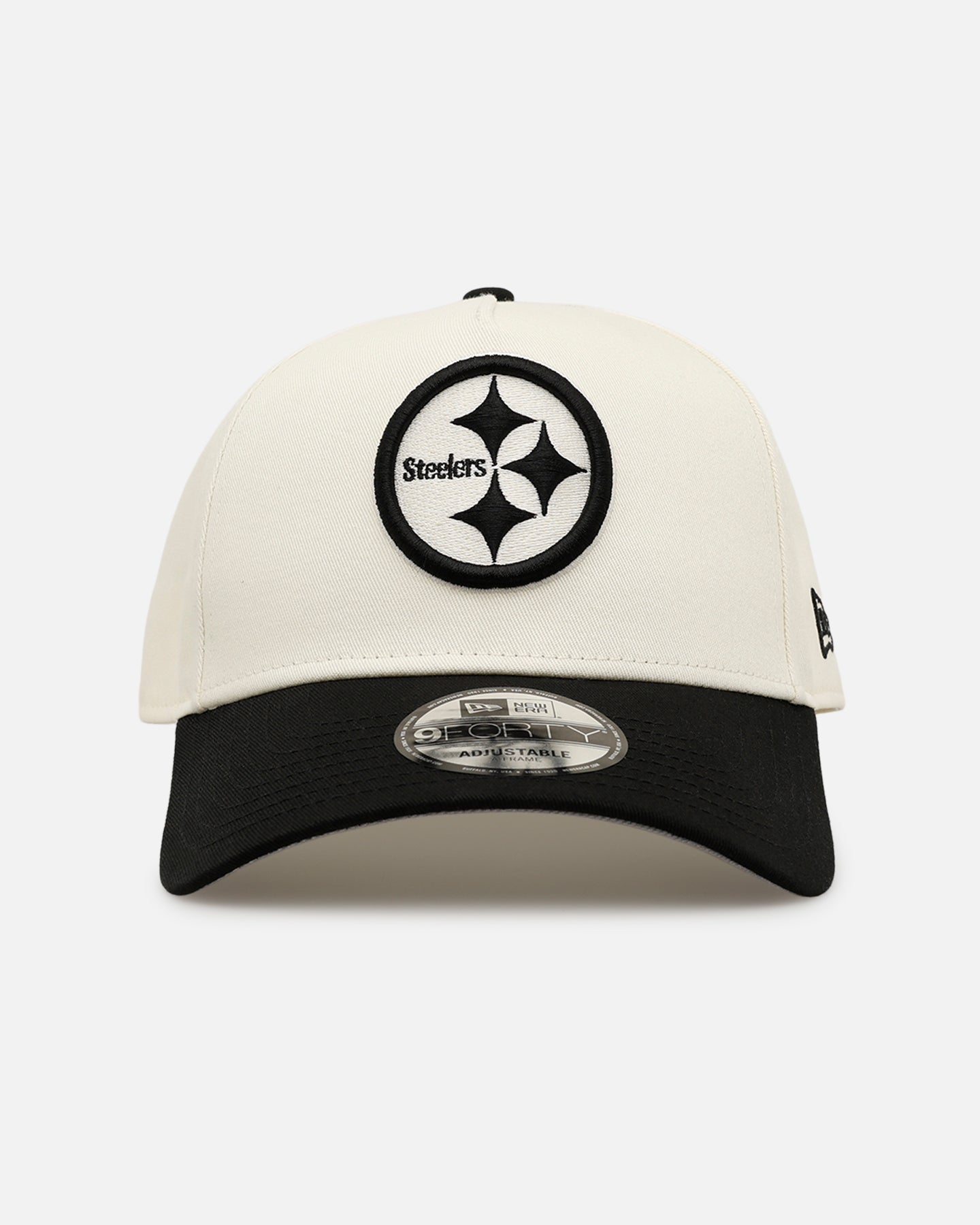 New Era Pittsburgh Steelers 'Easy Chrome Black' 9FORTY A-Frame Snapback Chrome/Black
