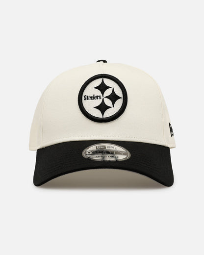 New Era Pittsburgh Steelers 'Easy Chrome Black' 9FORTY A-Frame Snapback Chrome/Black