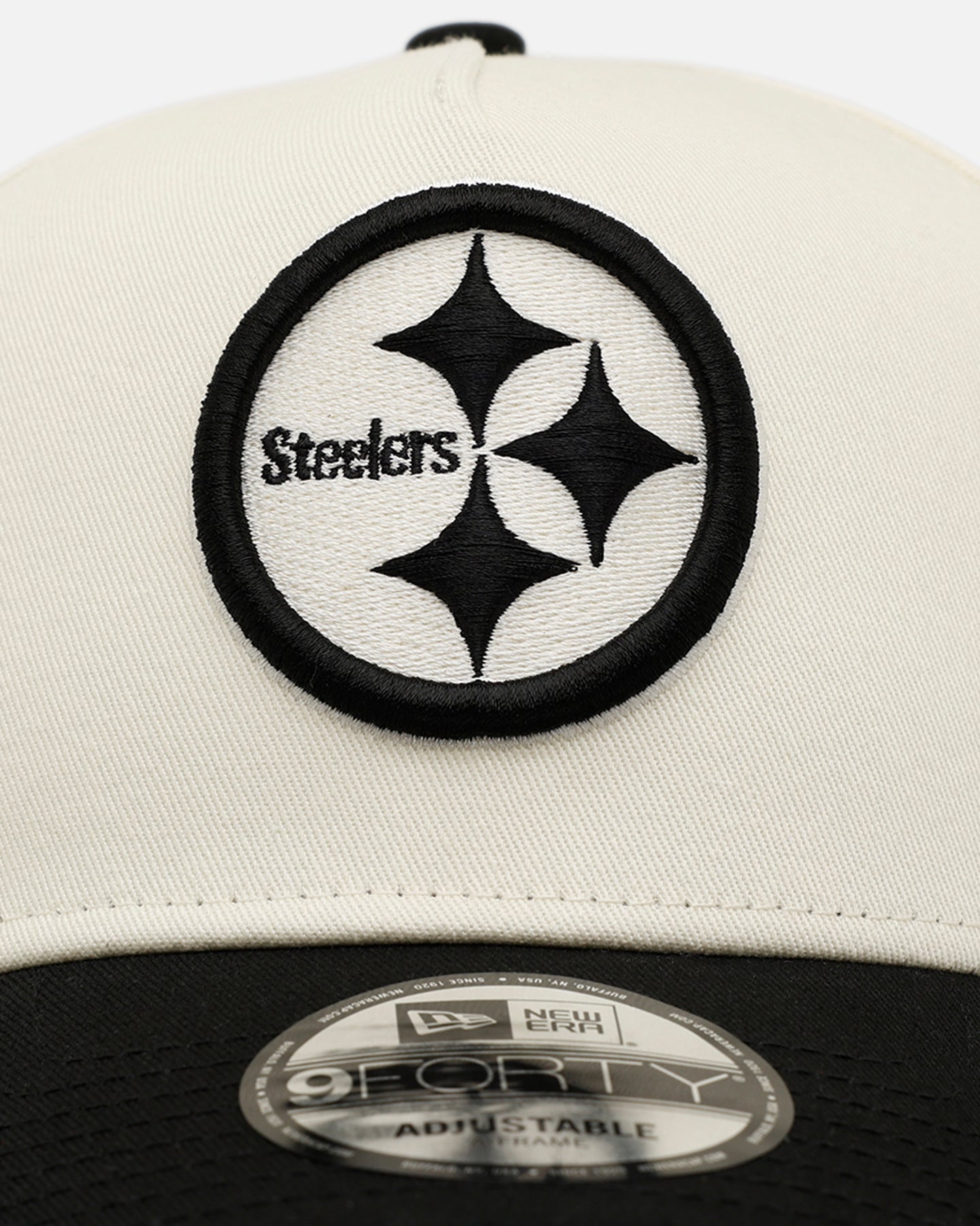 New Era Pittsburgh Steelers 'Easy Chrome Black' 9FORTY A-Frame Snapback Chrome/Black
