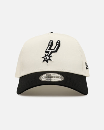 New Era San Antonio Spurs 'Easy Chrome Black' 9FORTY A-Frame Snapback Chrome/Black