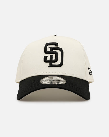 New Era San Diego Padres 'Easy Chrome Black' 9FORTY A-Frame Snapback Chrome/Black