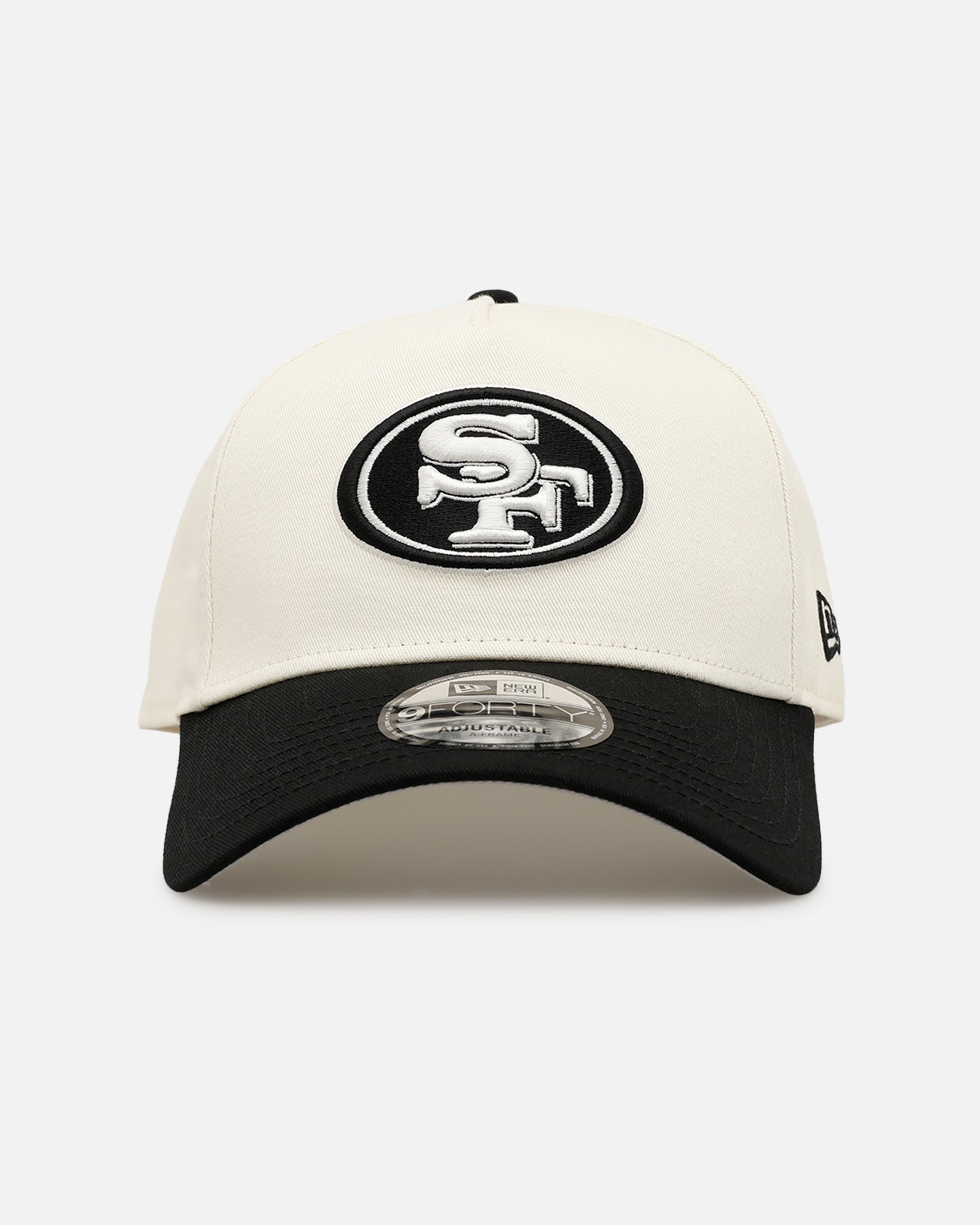 New Era San Francisco 49ers 'Easy Chrome Black' 9FORTY A-Frame Snapback Chrome/Black