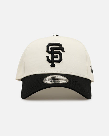 New Era San Francisco Giants 'Easy Chrome Black' 9FORTY A-Frame Snapback Chrome/Black