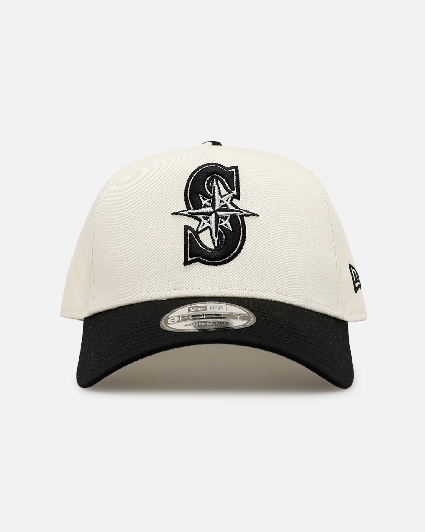 New Era Seattle Mariners 'Easy Chrome Black' 9FORTY A-Frame Snapback Chrome/Black