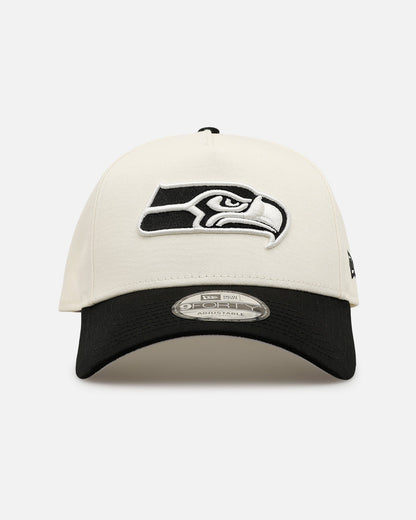 New Era Seattle Seahawks 'Easy Chrome Black' 9FORTY A-Frame Snapback Chrome/Black