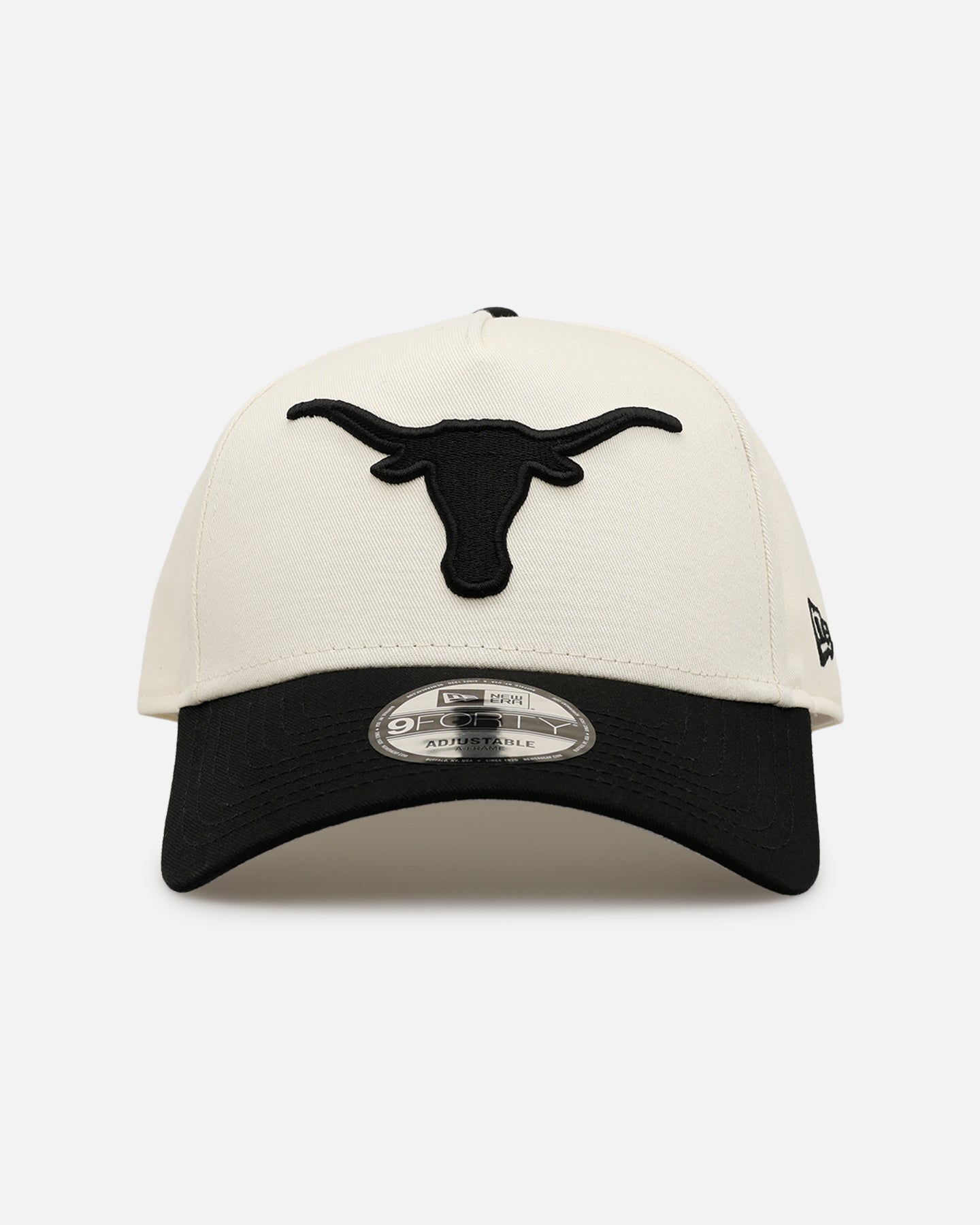 New Era Texas Longhorns 'Easy Chrome Black' 9FORTY A-Frame Snapback Chrome/Black